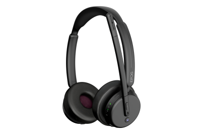 EPOS 1001490 hoofdtelefoon/headset Bedraad en draadloos Hoofdband Kantoor/callcenter USB Type-C Bluetooth Zwart