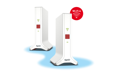Mesh Set FRITZ! 4200 2-pack Edition International Dual-band (2.4 GHz / 5 GHz) Wi-Fi 6 (802.11ax) Rood, Wit 2x2/4x4
