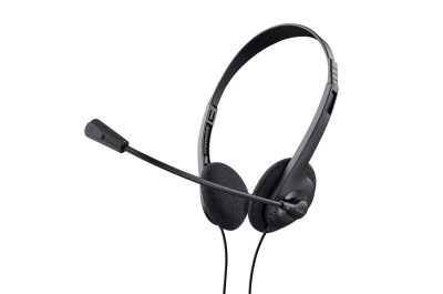 Trust Primo Chat Headset – headset – chat‑headset – verstelbare microfoon – Zwart