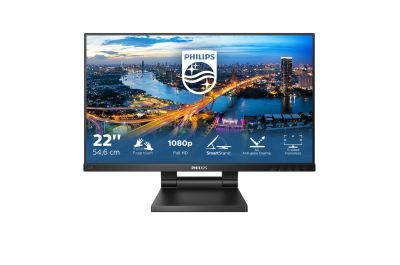 Philips B Line 222B1TC/00 computer monitor 54,6 cm (21.5") 1920 x 1080 Pixels Full HD LED Touchscreen Zwart