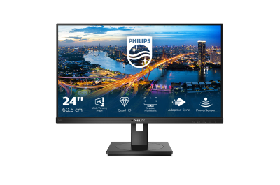 Philips B Line 245B1/00 computer monitor 60,5 cm (23.8") 2560 x 1440 Pixels Quad HD LED Zwart