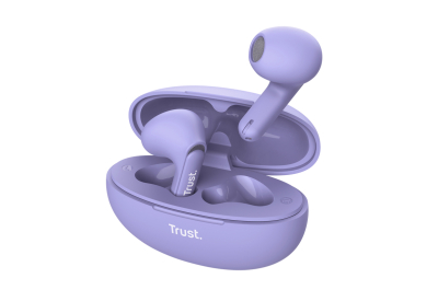 Trust Yavi Headset True Wireless Stereo (TWS) In-ear Oproepen/muziek USB Type-C Bluetooth Paars