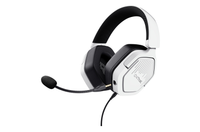 Trust GXT 492W Carus Gaming Headset - Bedrade gamingheadset – Afneembare microfoon – Over-ear ontwerp – Wit