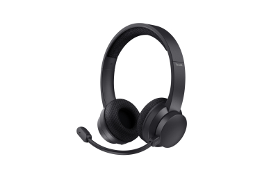 Trust Ayda Draadloze Headset - Bluetooth headset – USB-C aansluiting – Zwart