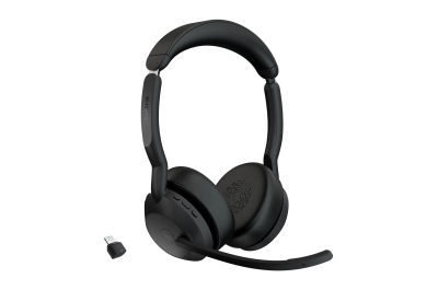 Jabra Evolve2 55 Headset Draadloos Hoofdband Kantoor/callcenter USB Type-C Bluetooth Oplaadhouder