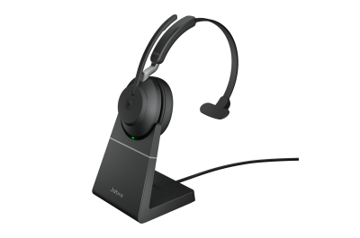 Jabra Evolve2 65 Headset Draadloos Hoofdband Kantoor/callcenter USB Type-A Bluetooth Oplaadhouder