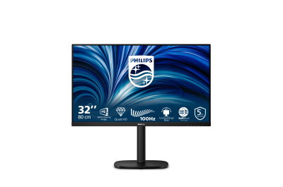 Philips 3000 series 32B2N3500/00 computer monitor 80 cm (31.5") 2560 x 1440 Pixels Quad HD LCD Zwart
