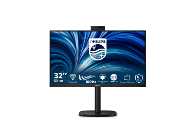 Philips 3000 series 32B2U3601H/00 computer monitor 80 cm (31.5") 2560 x 1440 Pixels Quad HD LCD Zwart