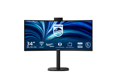 Philips 3000 series 34B2U3600CH/00 computer monitor 86,4 cm (34") 3440 x 1440 Pixels Wide Quad HD LCD Zwart