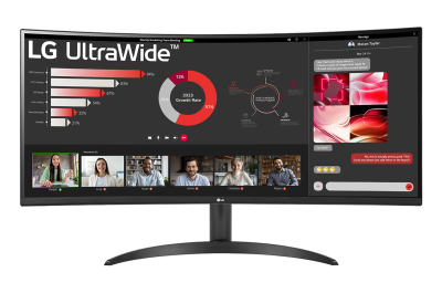 LG 34WR50QK-B computer monitor 86,4 cm (34") 3440 x 1440 Pixels Wide Quad HD Zwart