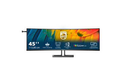 Philips 6000 series 45B1U6900C/00 computer monitor 113 cm (44.5") 5120 x 1440 Pixels UltraWide Dual Quad HD LED Zwart