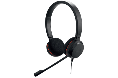 Jabra Evolve 20 Headset Bedraad Hoofdband Kantoor/callcenter USB Type-C Zwart