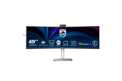 Philips 49B2U6900CH/00 computer monitor 124 cm (48.8") 5120 x 1440 Pixels Dual QHD LCD Zwart