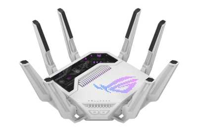 ASUS ROG Rapture GT-BE19000AI draadloze router 10 Gigabit Ethernet Tri-band (2,4 GHz / 5 GHz / 6 GHz) Wit