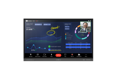 BenQ RP8603 Interactief flatscreen 2,18 m (86") Wifi 450 cd/m² 4K Ultra HD Zwart Touchscreen Type processor Android 11 18/7