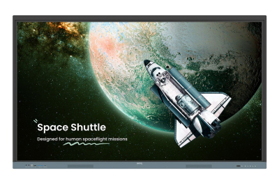 BenQ RE7504 Interactief flatscreen 190,5 cm (75") 450 cd/m² 4K Ultra HD Zwart, Grijs Touchscreen Type processor Android