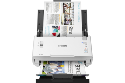 Epson WorkForce DS-410 compacte zakelijke sheet-fed A4-scanner met automatische documentinvoer voor 50 vellen en Document Capture Pro-software