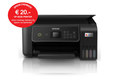 Epson EcoTank ET-2870 A4 multifunctionele Wi-Fi-printer met inkttank, inclusief tot 3 jaar inkt