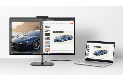 HP OmniStudio X AiO NGAI 27-cx0072nd PC Copilot+ PC Intel Core Ultra 7 356H 68,6 cm (27") 2560 x 1440 Pixels Alles-in-één-pc 32 GB DDR5-SDRAM 1 TB SSD Windows 11 Home Wi-Fi 7 (802.11be) Zwart, Grijs