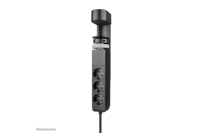 Neomounts DS22-840BL6 Bureaucontactdoos met klem en USB-C en USB-A poorten - Quick-charge