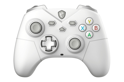 MSI FORCE GC300 WIRELESS WHITE Wit USB 2.0 Gamepad Analoog PC