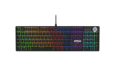 MSI FORGE GK320 RED toetsenbord Gamen USB QWERTY US International Zwart
