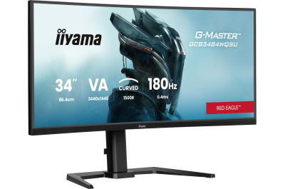 iiyama G-MASTER GCB3484WQSU-B1 computer monitor 86,4 cm (34") 3440 x 1440 Pixels UltraWide Quad HD LED Zwart