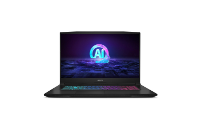 MSI Katana A17 AI B8VF-835NL AMD Ryzen™ 9 8945HS Laptop 43,9 cm (17.3") Full HD 16 GB DDR5-SDRAM 1 TB SSD NVIDIA GeForce RTX 4060 Wi-Fi 6E (802.11ax) Windows 11 Home Zwart