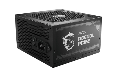 MSI MAG A850GL PCIE5 power supply unit 850 W 20+4 pin ATX ATX Zwart