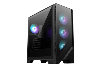 MSI MAG Forge 320R AIRFLOW Micro Tower Zwart, Transparant