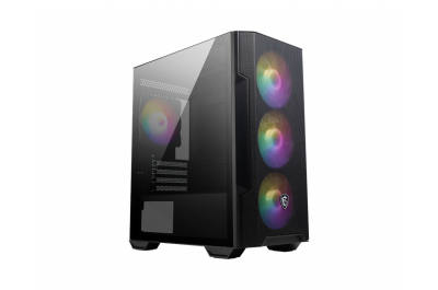 MSI MAG Forge M100R Midi Tower Zwart, Transparant