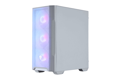 MSI MAG Forge M100R Midi Tower Transparant, Wit