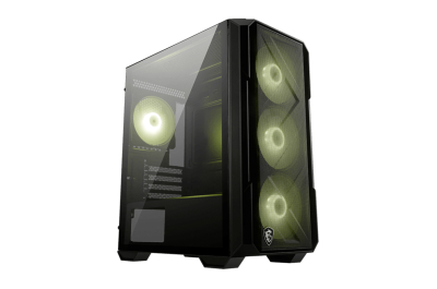 MSI MAG FORGE M120R AIRFLOW computerbehuizing Mini Tower Zwart, Transparant