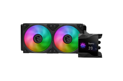 MSI MPG Coreliquid D240 Processor Kit voor vloeistofkoeling 12 cm Zwart 1 stuk(s)