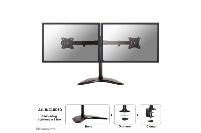 Neomounts NM-D335DBLACK Monitorstandaard 10-27"