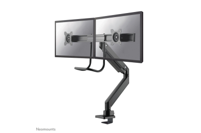 Neomounts NM-D775DXBLACK Monitorarm 10-32" - gasveer - Topfix - 180°-stop