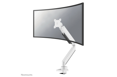 Neomounts NM-D775WHITEPLUS Monitorarm 10-49" - gasveer - Topfix - 180°-stop