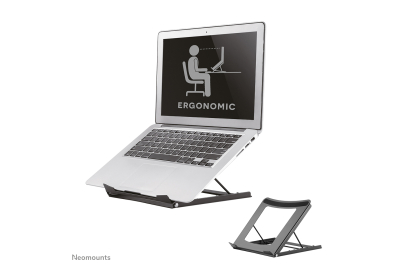 Neomounts NSLS075BLACK Laptopstandaard 10-16" - opvouwbaar - compact - universeel