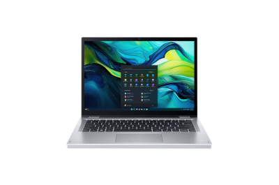 Acer Aspire Go Spin 14 AGSP14-31PT-C6FX Intel® N N150 Hybride (2-in-1) 35,6 cm (14") Touchscreen WUXGA 4 GB LPDDR5-SDRAM 128 GB UFS Wi-Fi 6 (802.11ax) Windows 11 Home in S mode Zilver