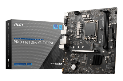 MSI PRO H610M-G DDR4 moederbord Intel H610 LGA 1700 micro ATX