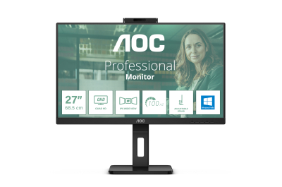 AOC Q27P3CW computer monitor 68,6 cm (27") 2560 x 1440 Pixels Quad HD LED Zwart