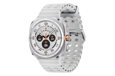 Samsung Galaxy Watch Ultra 3,81 cm (1.5") AMOLED 47 mm Digitaal 480 x 480 Pixels Touchscreen 4G Titanium, Wit Wifi GPS
