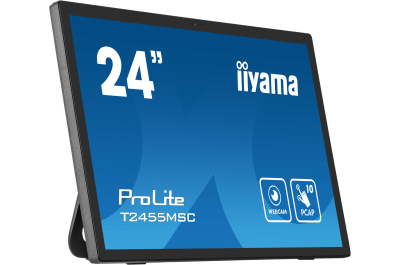 iiyama T2455MSC-B1 computer monitor 61 cm (24") 1920 x 1080 Pixels Full HD LED Touchscreen Zwart