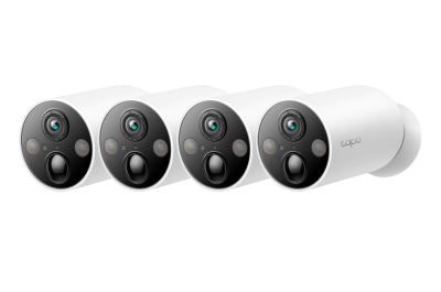 TP-Link Tapo C425 4-Pack Kogel (vorm) IP-beveiligingscamera Buiten 2560 x 1440 Pixels Plafond/muur