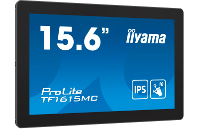 iiyama ProLite TF1615MC-B1 computer monitor 39,6 cm (15.6") 1920 x 1080 Pixels Full HD Touchscreen Zwart