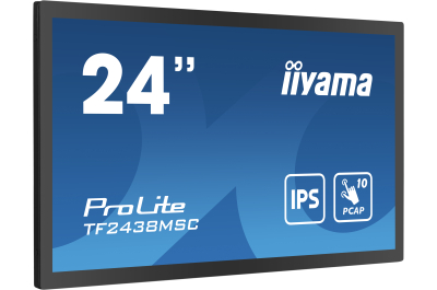 iiyama TF2438MSC-B1 computer monitor 60,5 cm (23.8") 1920 x 1080 Pixels Full HD LED Touchscreen Zwart