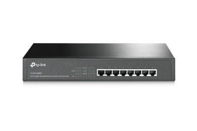 TP-Link TL-SG1008MP Unmanaged Gigabit Ethernet (10/100/1000) Power over Ethernet (PoE) 1U Zwart