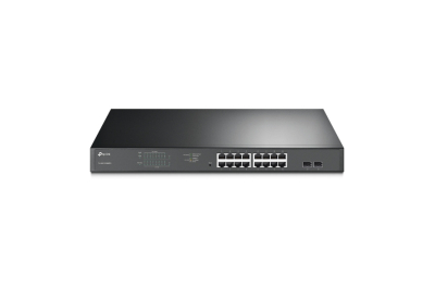 TP-Link TL-SG1218MPE Managed L2 Gigabit Ethernet (10/100/1000) Power over Ethernet (PoE) 1U Zwart