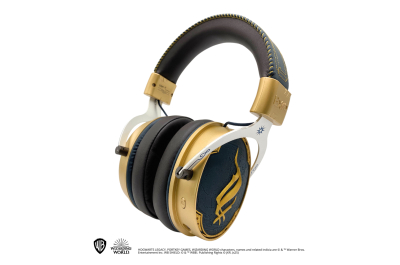 Lexip Hogwarts Legacy "Ancient Magic" Headset Bedraad en draadloos Hoofdband Gamen Bluetooth Blauw, Goud