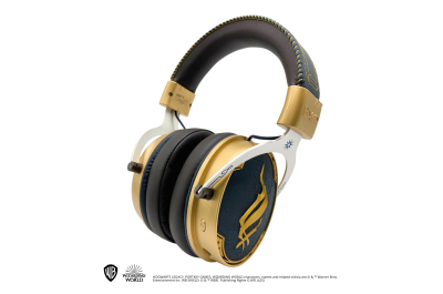 Lexip WAXLXHS0002 hoofdtelefoon/headset Bedraad en draadloos Hoofdband Gamen Bluetooth Blauw, Goud